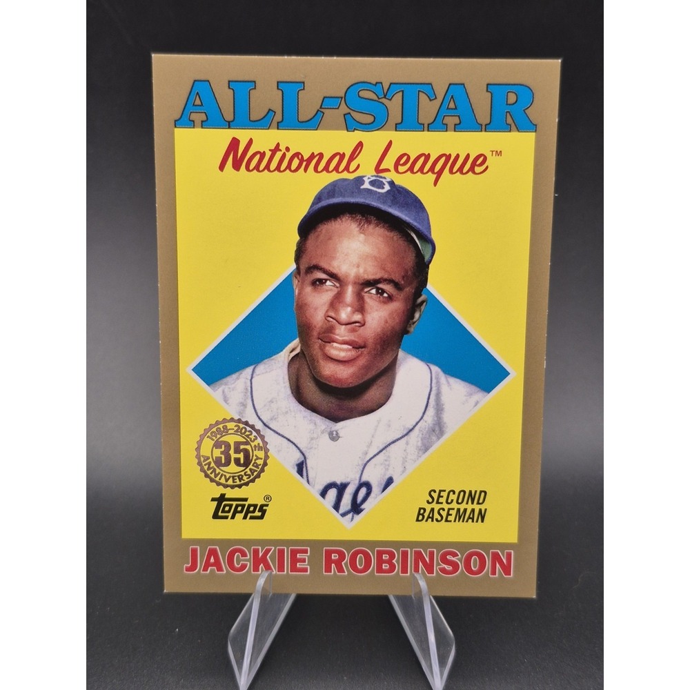 2023 Topps Jackie Robinson #88AS-11 1988‎ All Star Gold /75 Los Angeles Dodgers